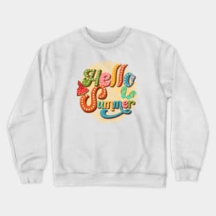 Hello summer Crewneck Sweatshirt